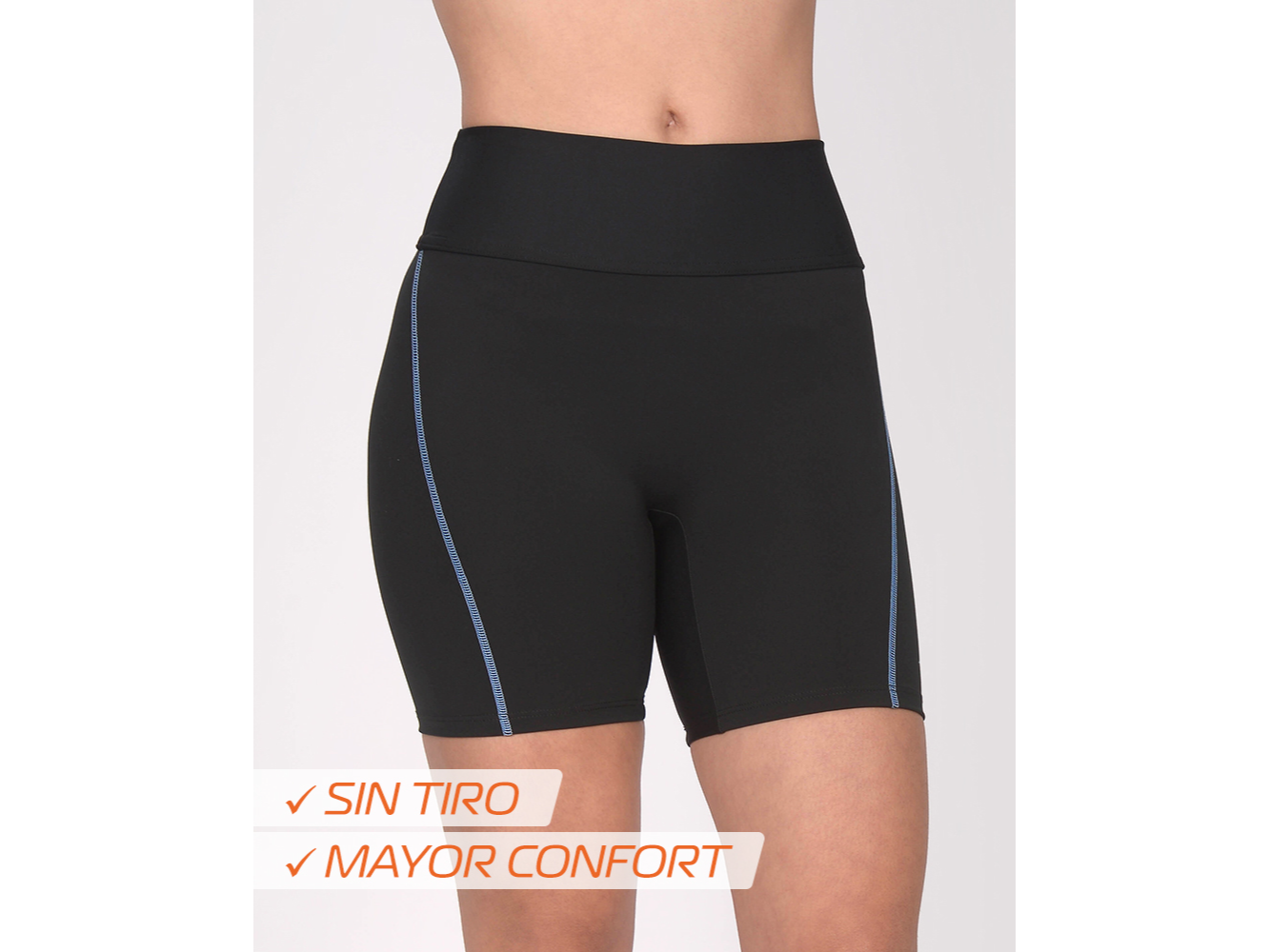 CICLISTA CORTA LYCRA OPACA TRANSBLOCK SIN TIRO