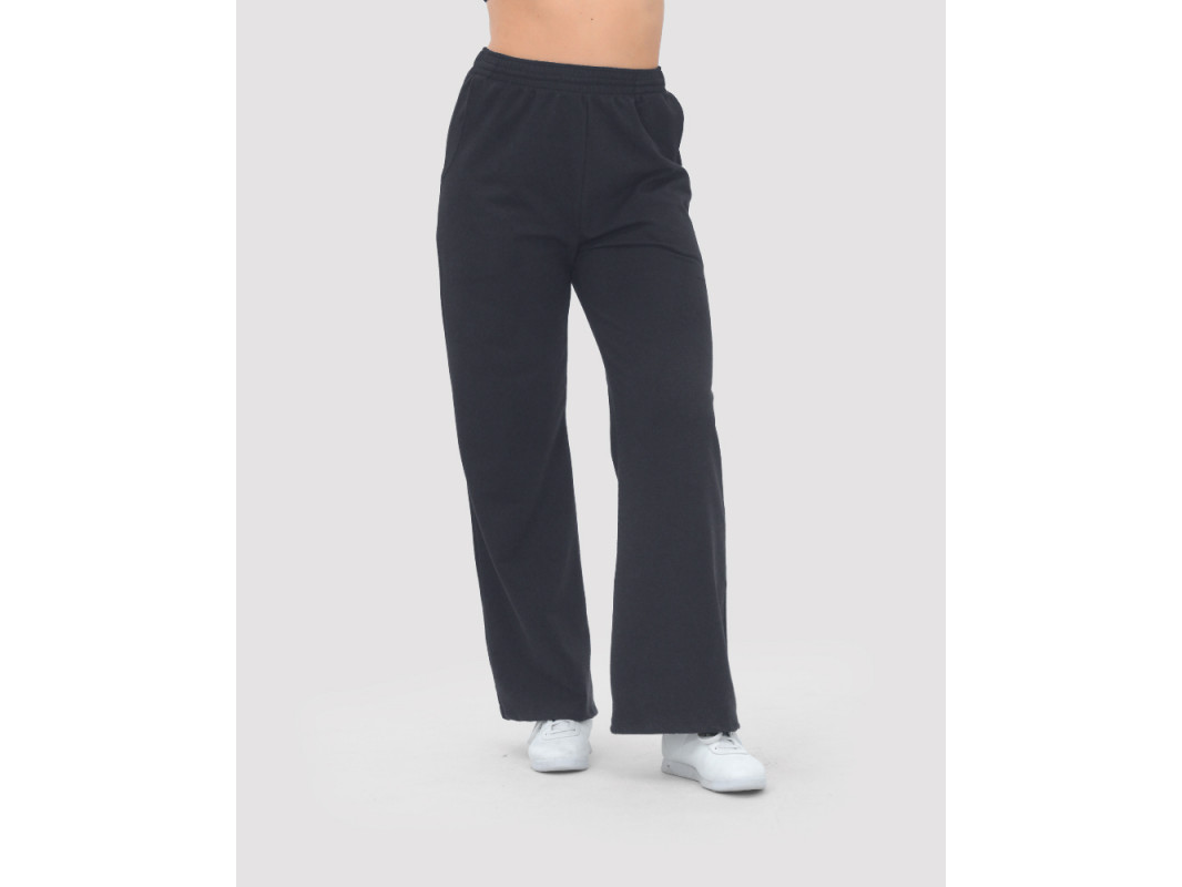 PANTALON PALAZZO CON FRIZA Y BOLSILLOS