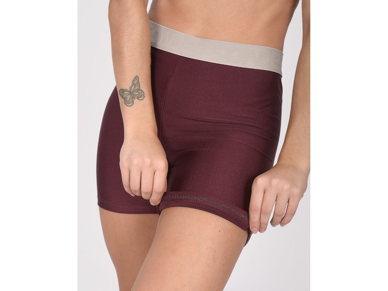 SHORT LYCRA SEDA METALIZADA CON ANTIDESLIZANTE