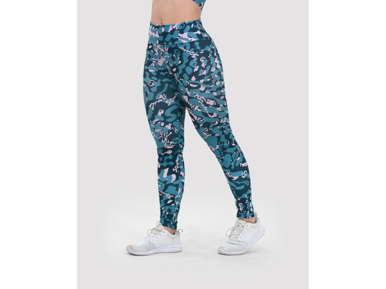 CALZA LYCRA FAJA ESTAMPADA