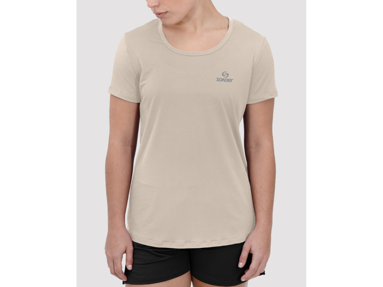 REMERA CLASICA POLIESTER TRAMADO