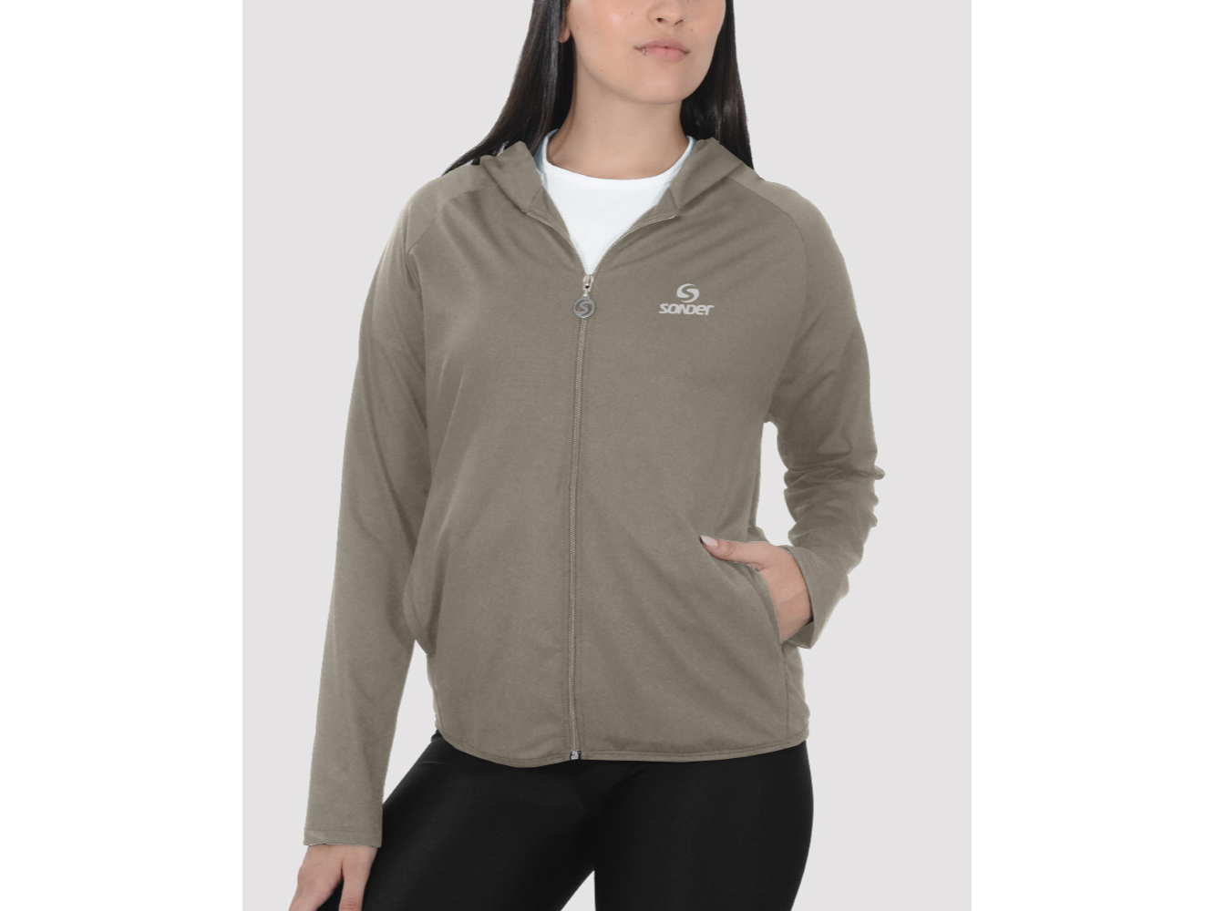 CAMPERA ENTALLADA POLIESTER ELASTIZADO