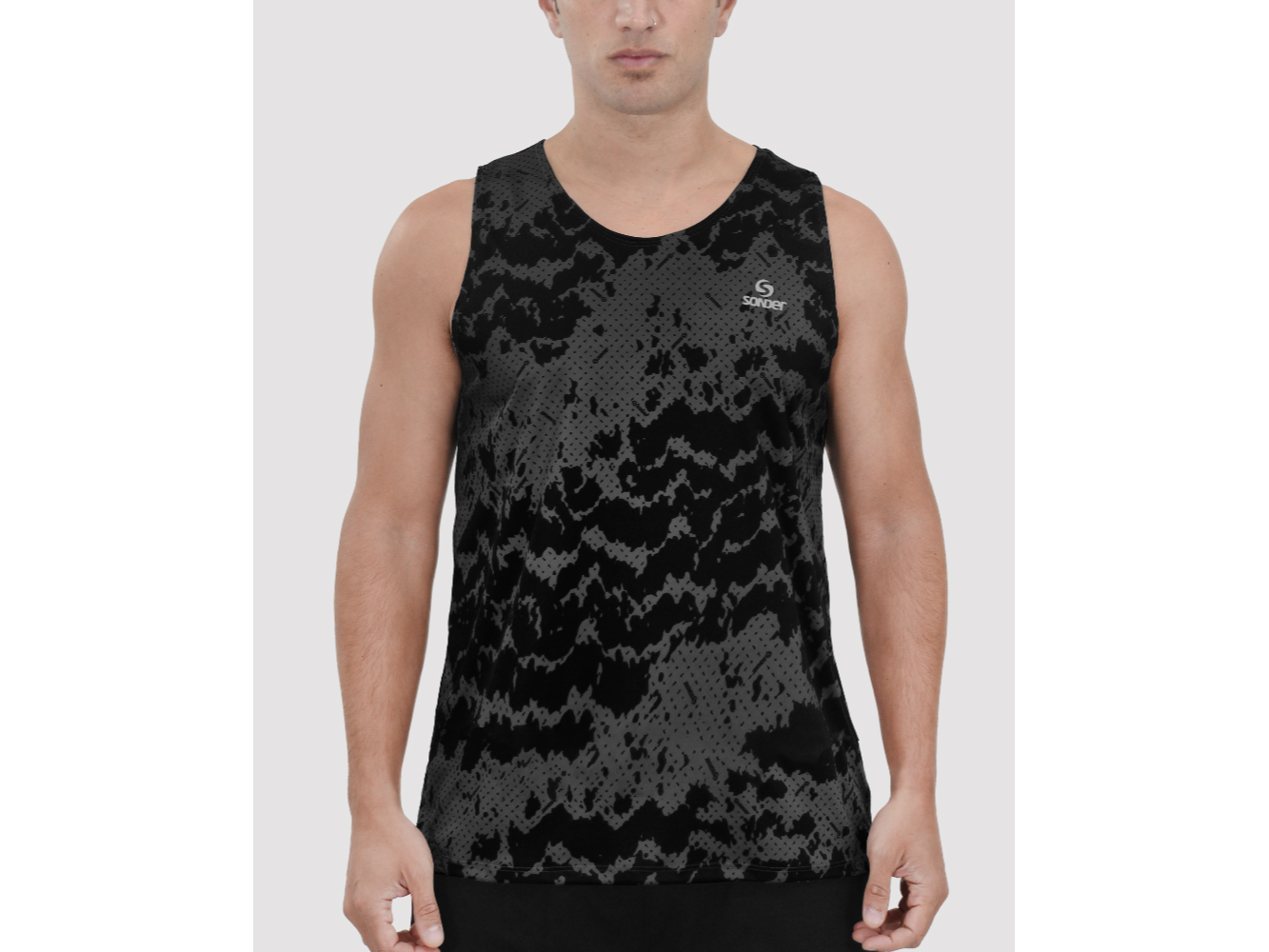 MUSCULOSA POLIESTER ESTAMPADO
