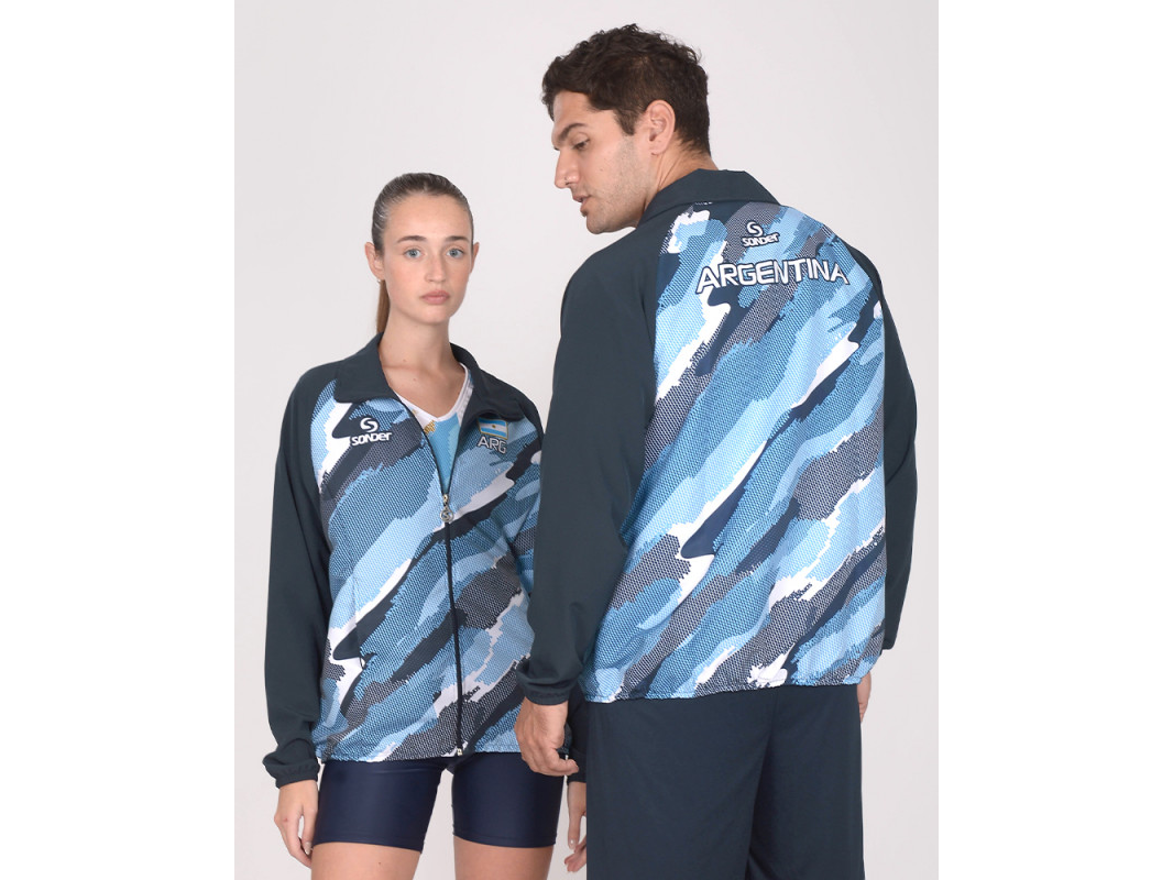 CAMPERA MICROFIBRA ESTAMPADA ARG