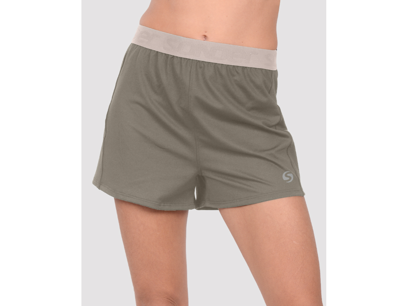 SHORT POLIESTER CEMENTO GRISÁSEO