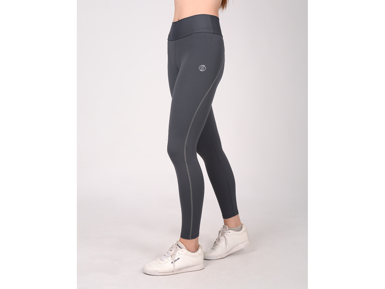 CALZA LYCRA OPACA COSTURA BORDADA