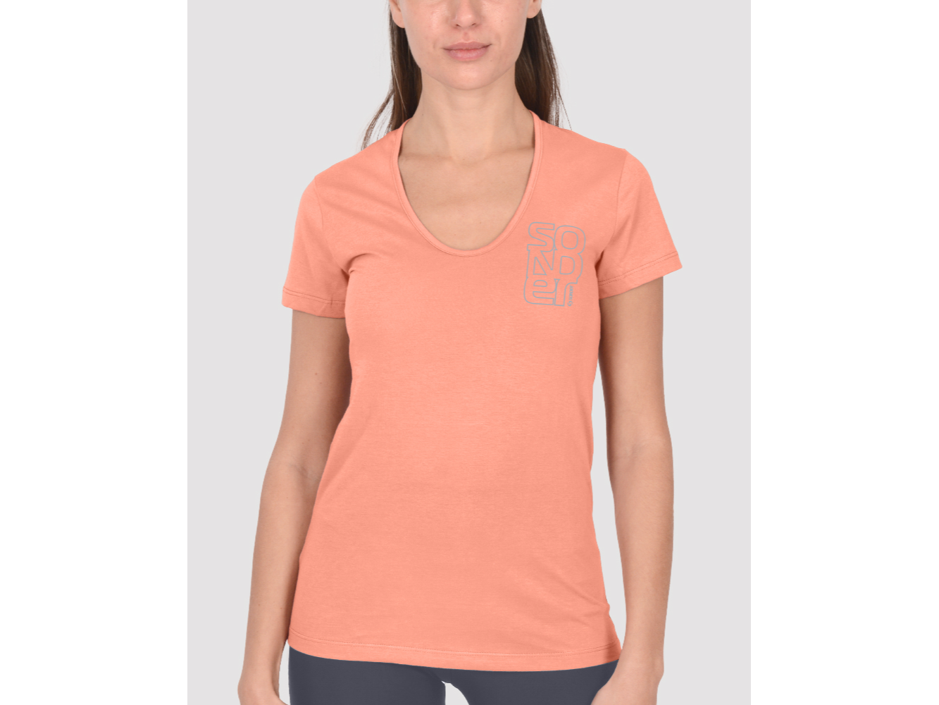 REMERA DAMA CUELLO V