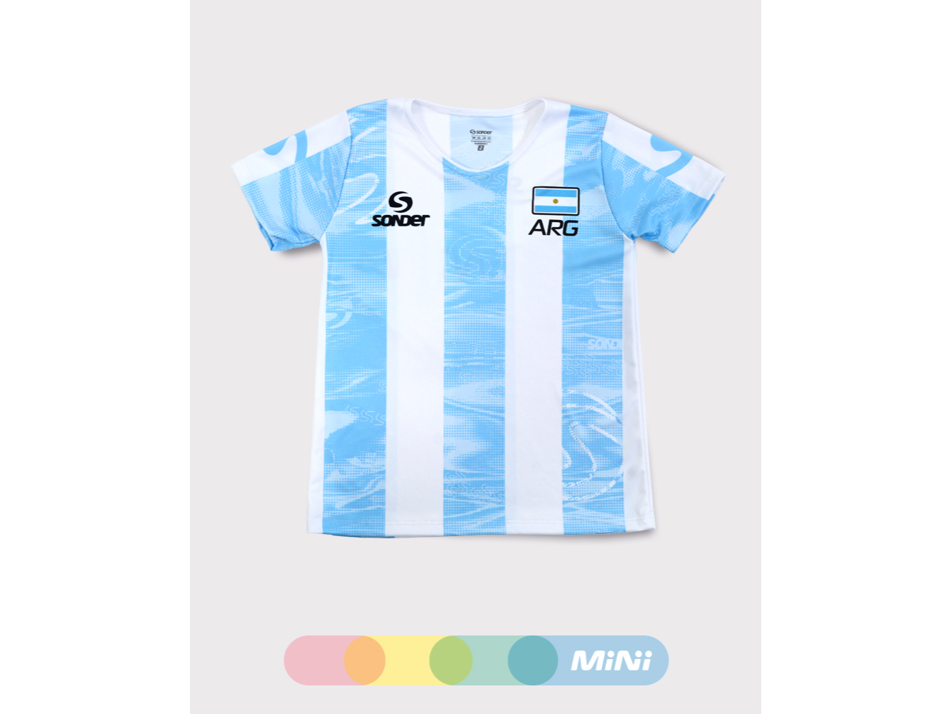 REMERA NIÑO ARG POLIESTER