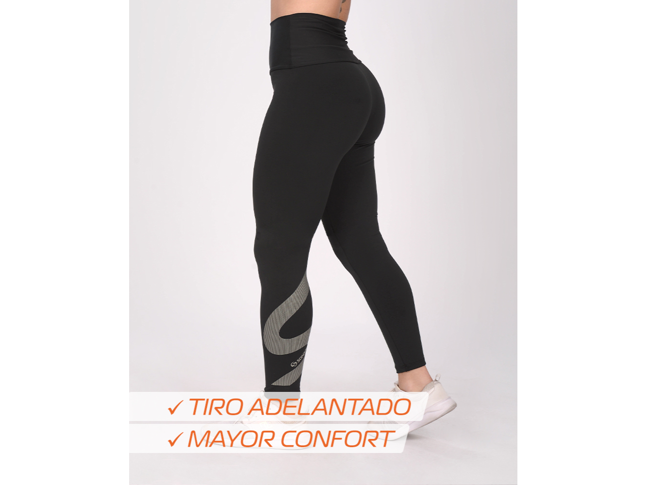 CALZA LYCRA TRANSBLOCK OPACA CON BOLSILLO TRASERO