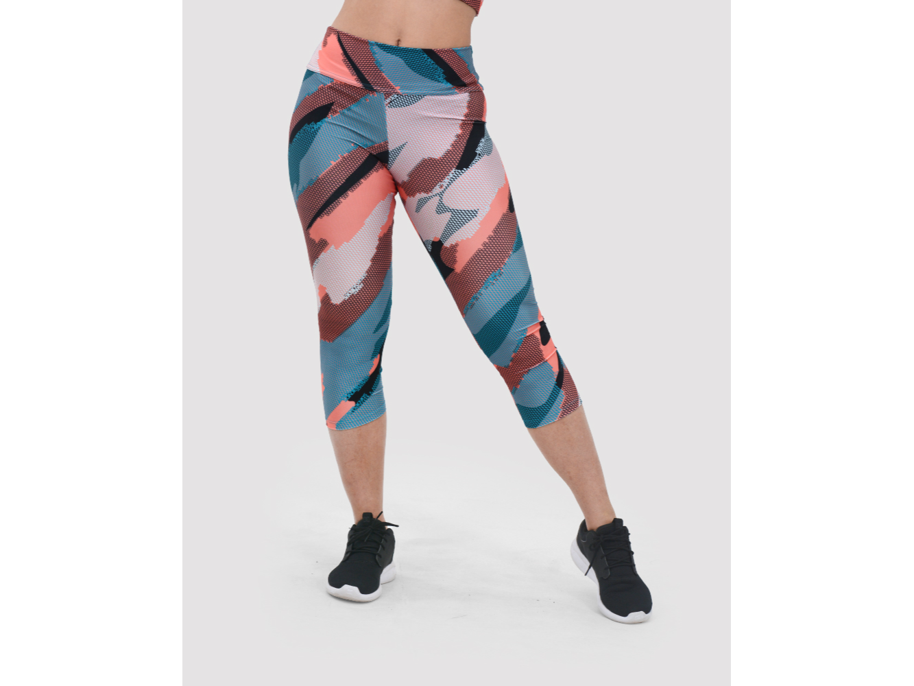 PESCADORA LYCRA ESTAMPADA Y FAJA