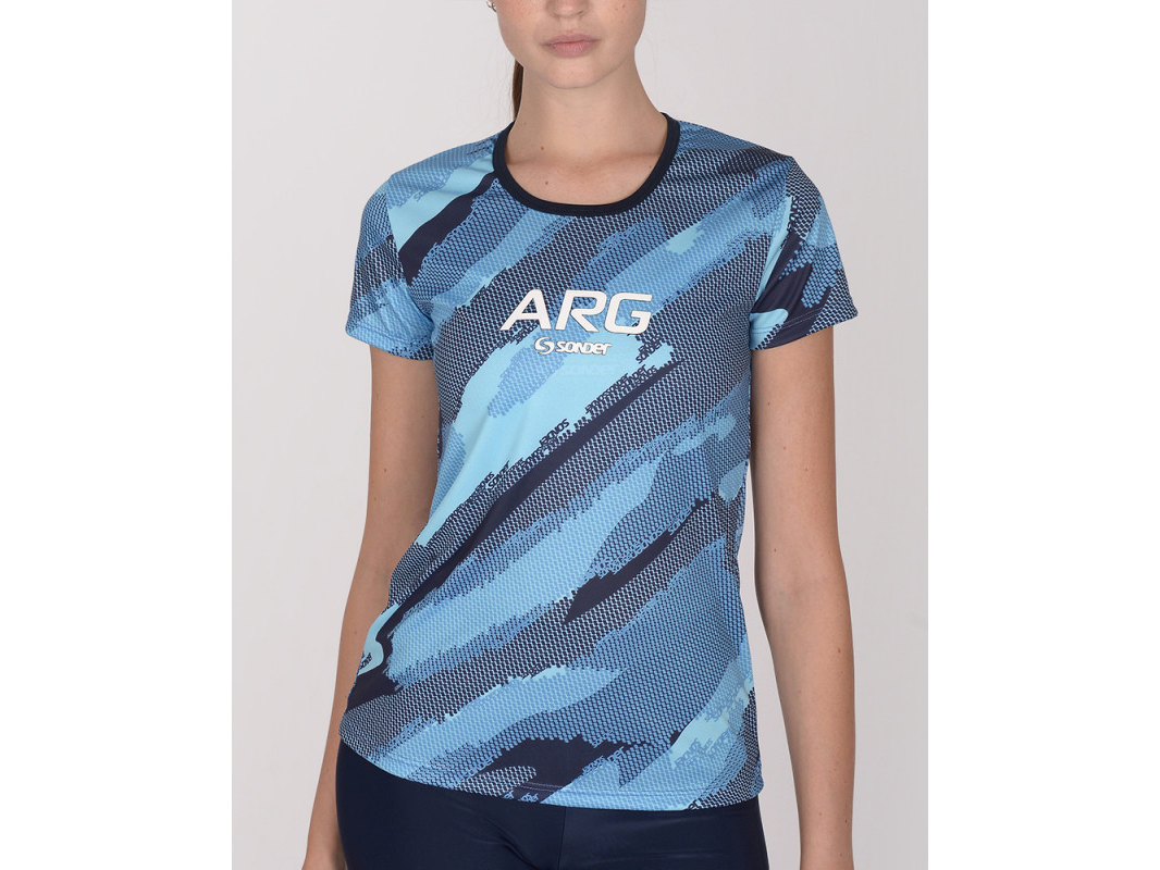 REMERA DAMA ARG MICROPOLIESTER