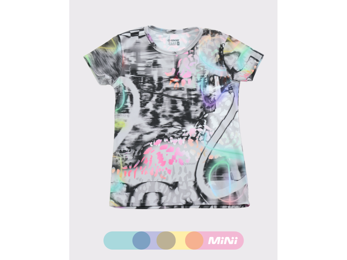 REMERA POLIESTER ESTAMPADA