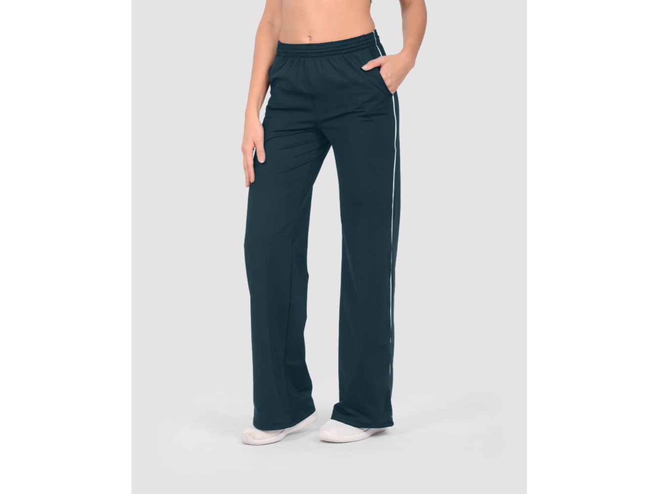 PANTALON PALAZZO RUSTICO ELASTIZADO POLIESTER