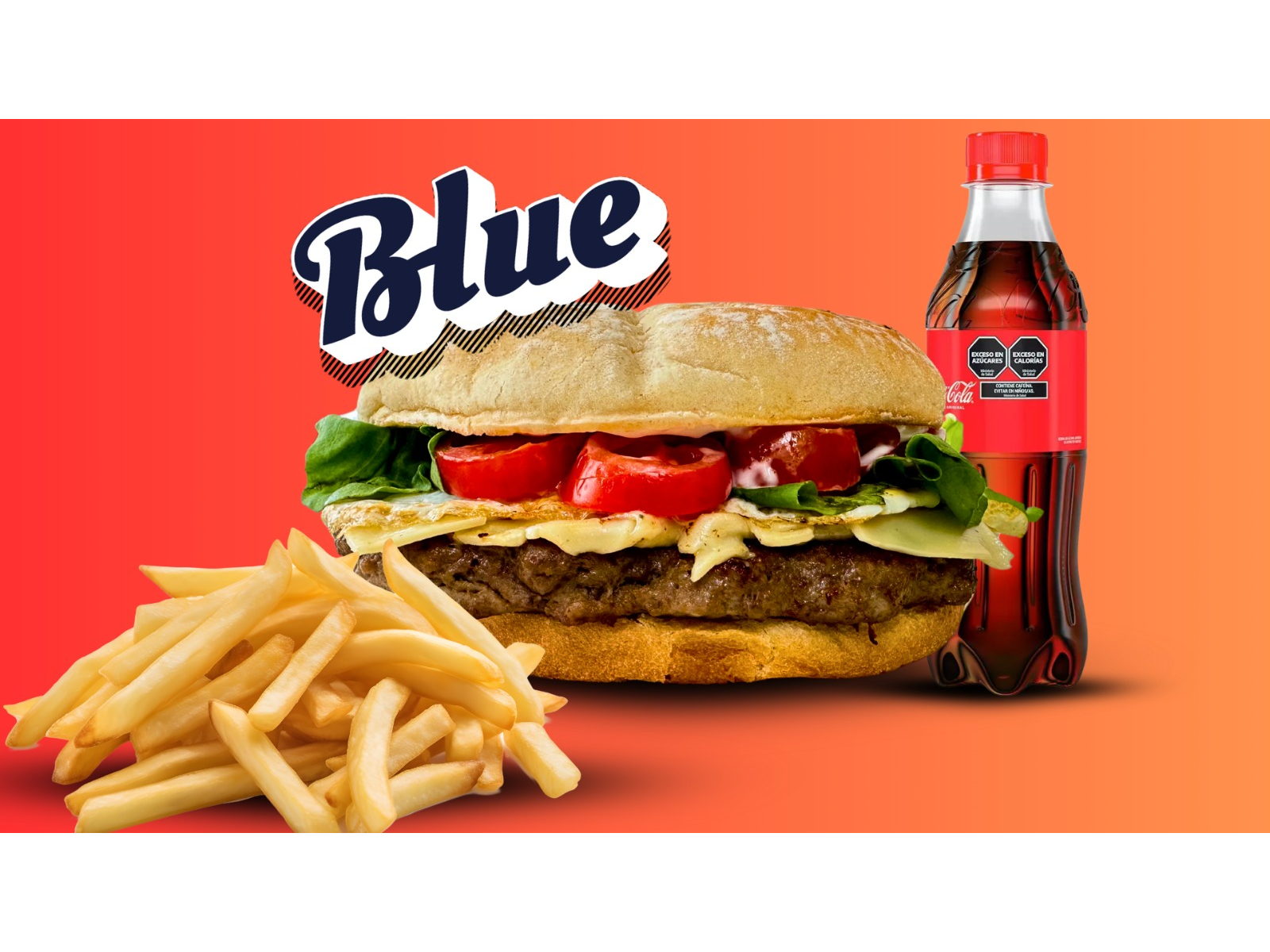 Blue burger