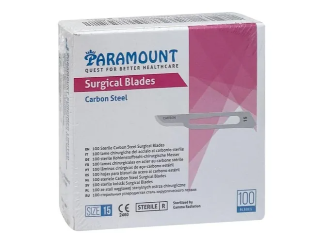 Hojas de bisturi N 15 x 100u