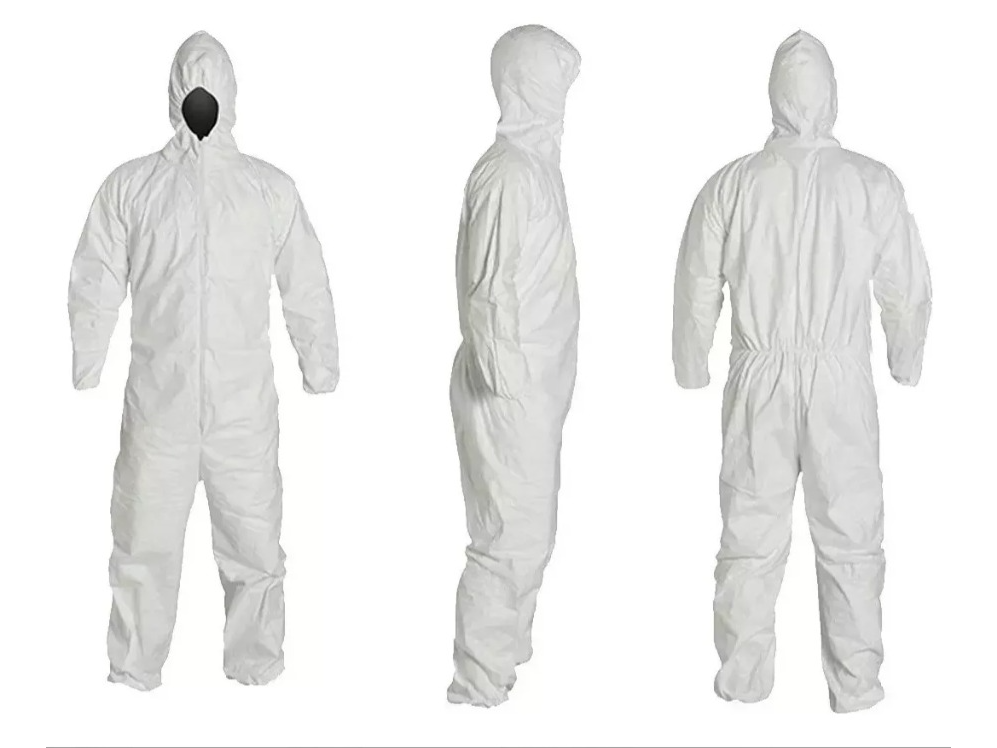 Mamelucos Lavables Blancos / Azul M-XL