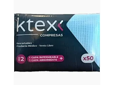 Compresas Ktex x 50u