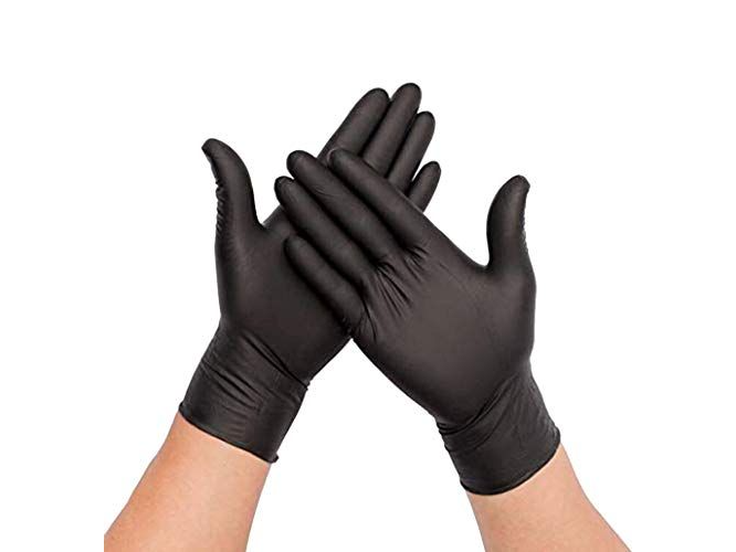 GUANTES NITRILO NEGRO