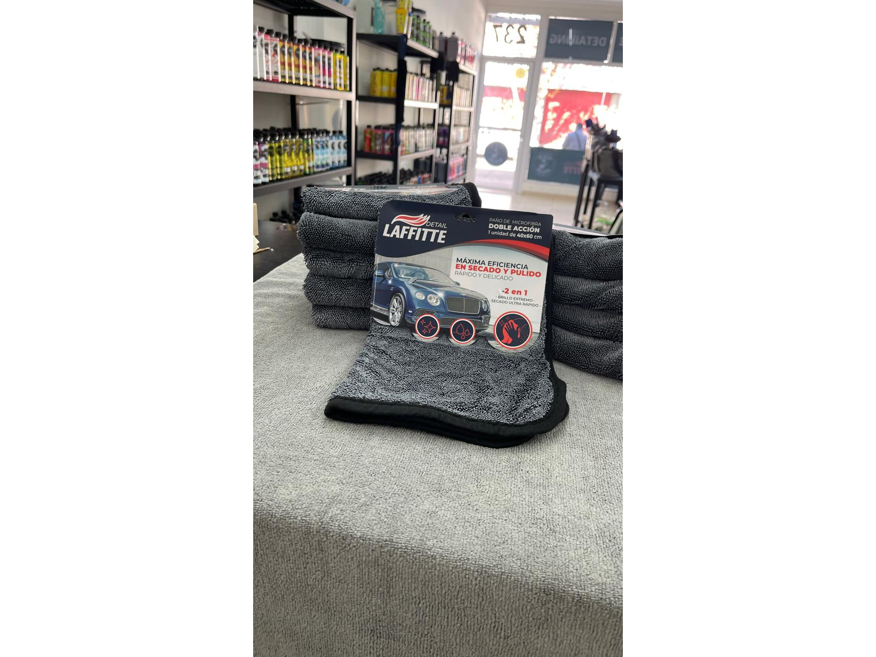 Micro secado 40 x 60 bordes negros o azules