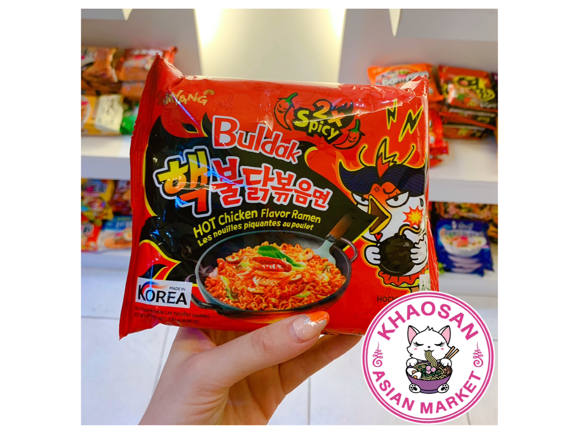 RAMEN BULDAK POLLO PICANTE (ROJO)