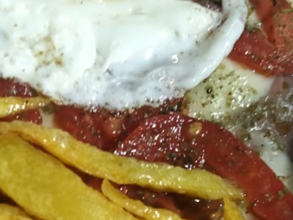 Milanesa napolitana  1 persona