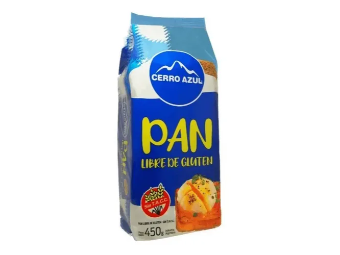PAN SIN TACC CERRO AZUL