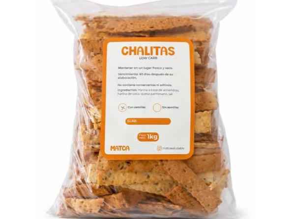 MATCA CHALITAS DE PARMESSANO- LOW CARB