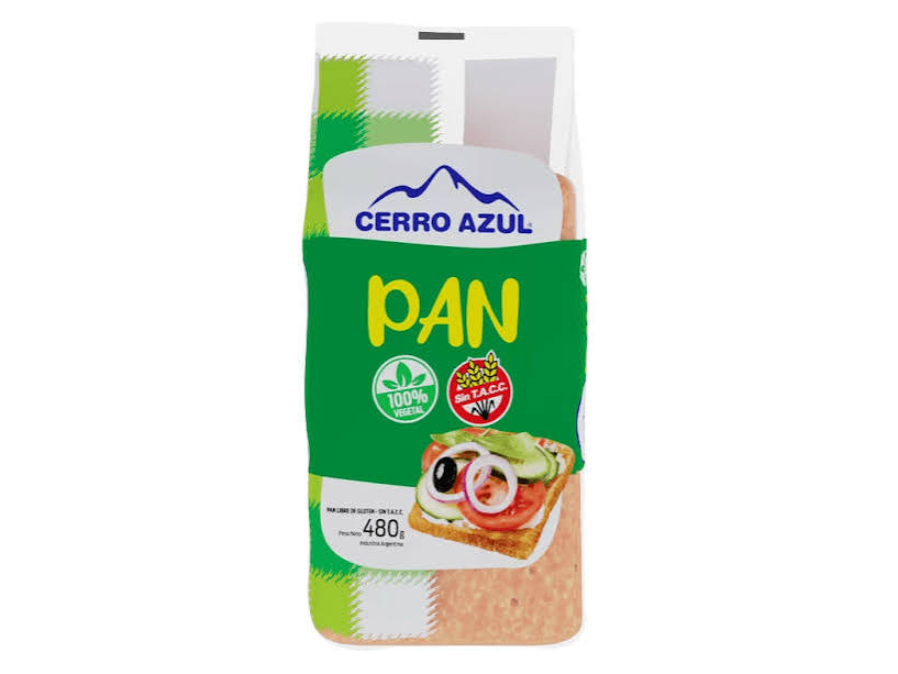 PAN DE MOLDE CERRO AZUL VEGANO