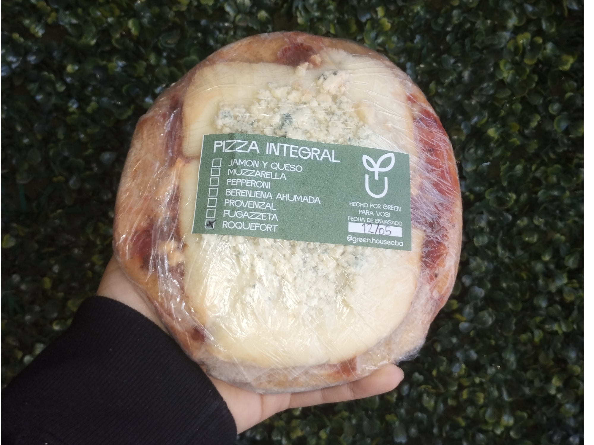 PIZZAS INTEGRALES GREENHOUSE