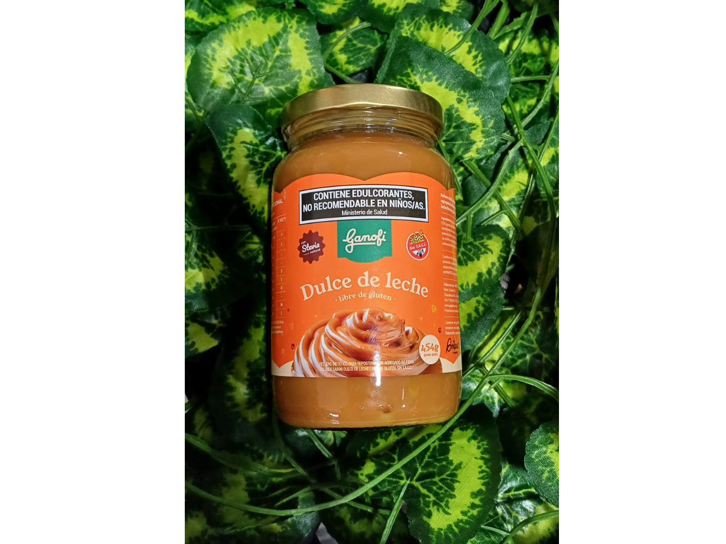 Dulce de leche GANOFI 454g.