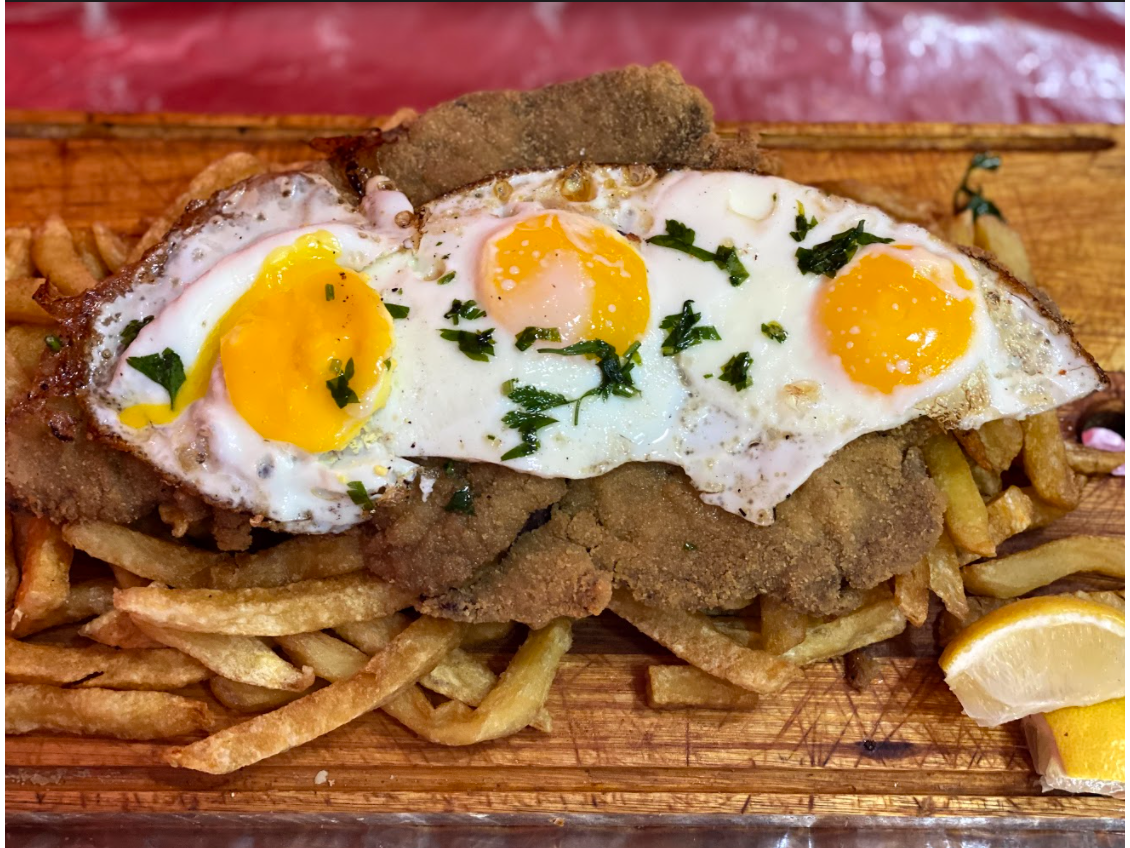 Milanesa a Caballo