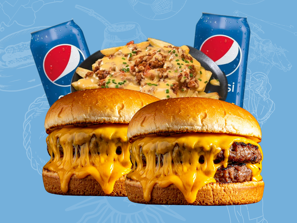 2 CHEESES DOBLES + 2 LATAS