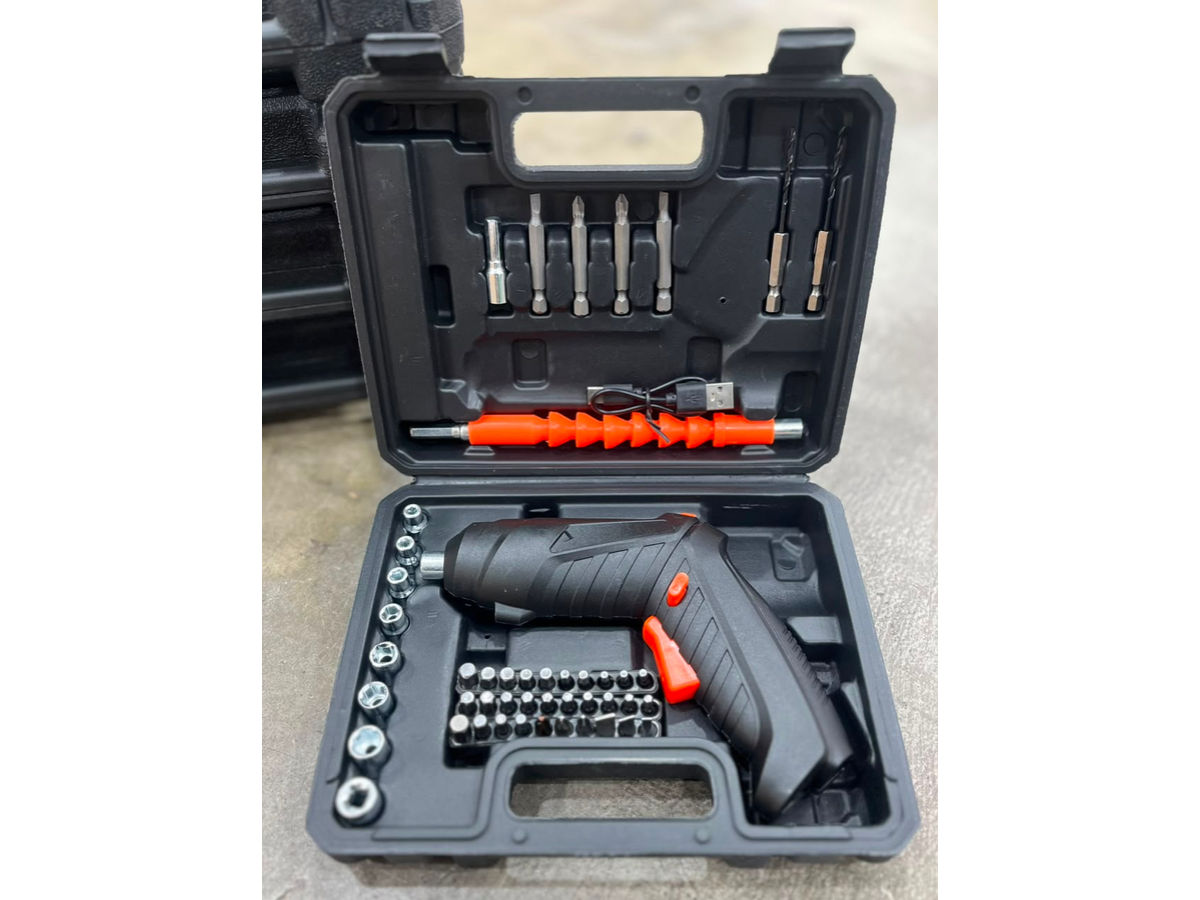 DESTORNILLADOR ELECTRICO PORTATIL RECARGABLE