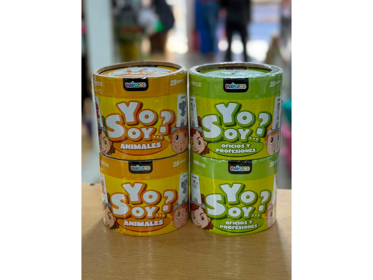 JUEGO DE CARTAS "YO SOY" ANIMALES / OFICIOS Y PROFESIONES