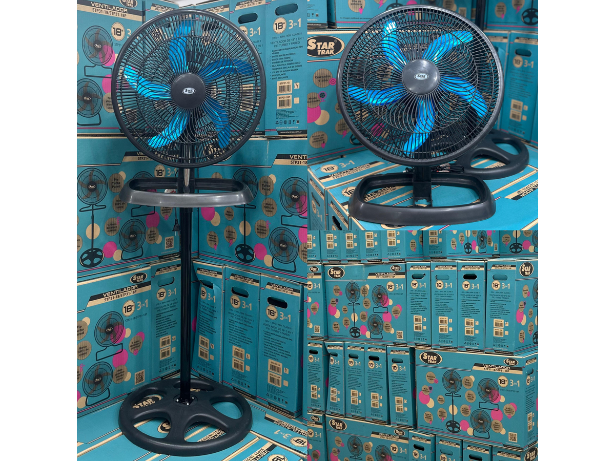 VENTILADOR 18" 3 EN 1 STAR TRAK.