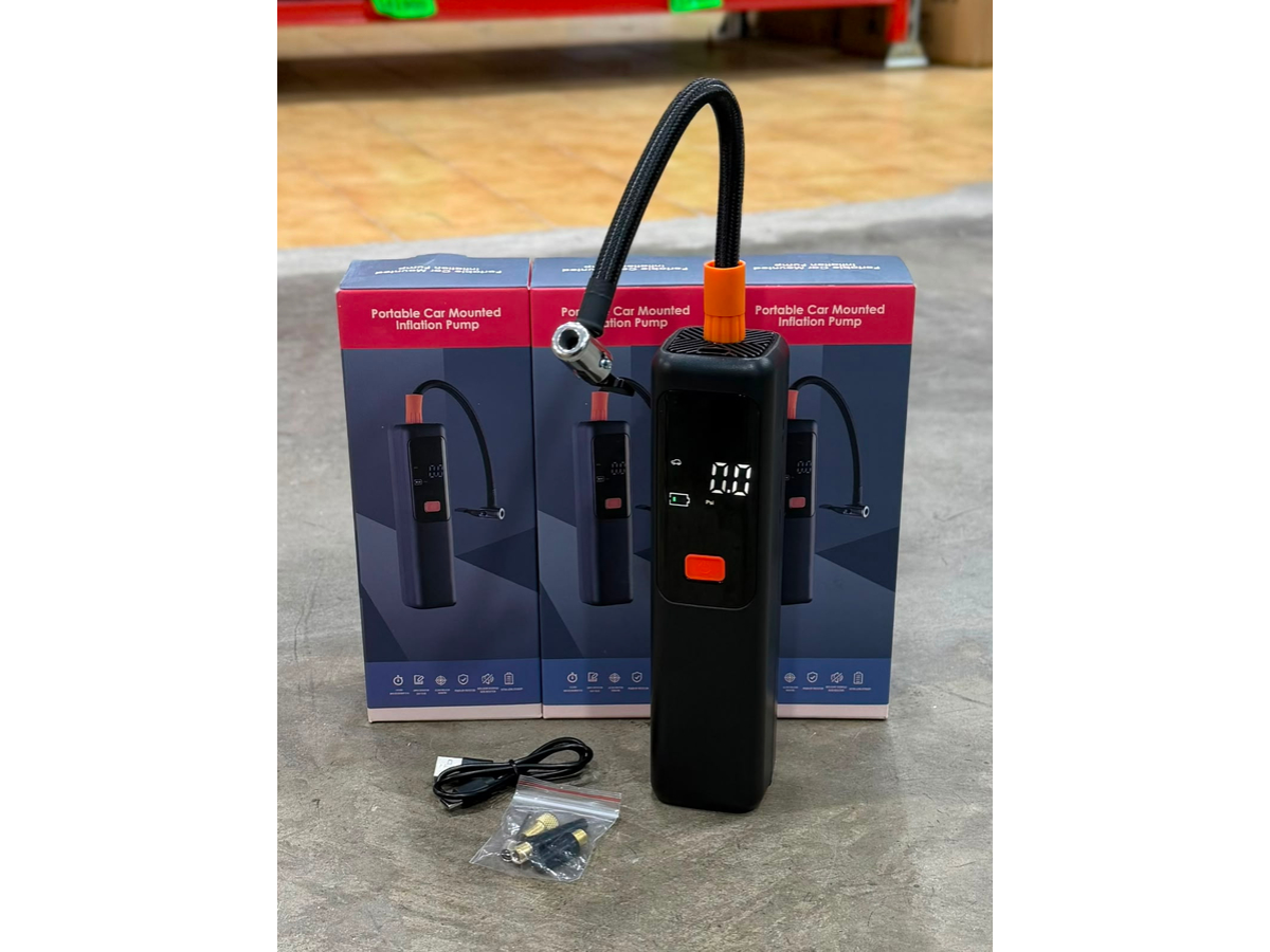 INFLADOR TUBO PORTATIL DIGITAL RECARGABLE