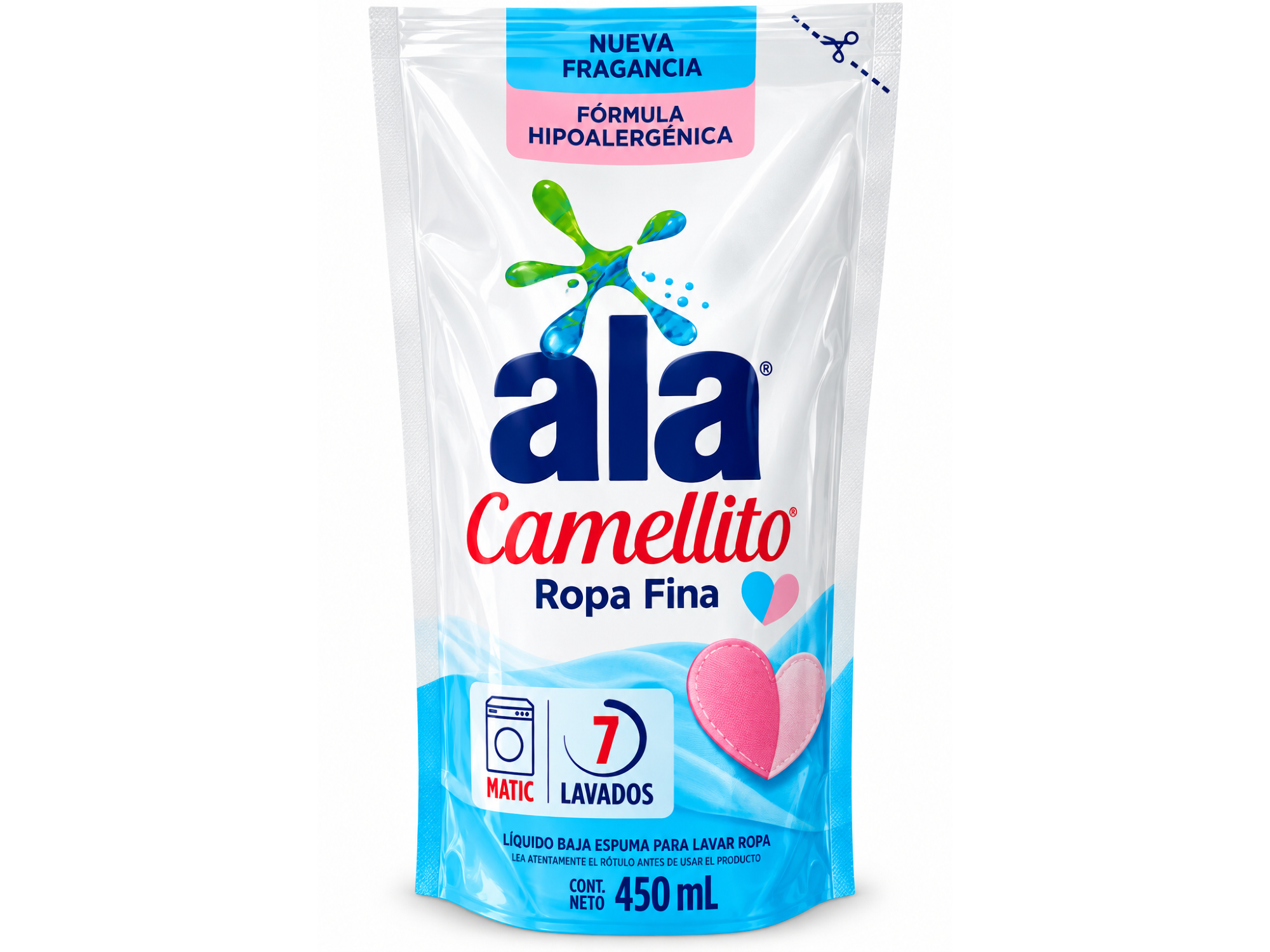 Jabón Líq Camellito Ala x 450ml D/P Matic