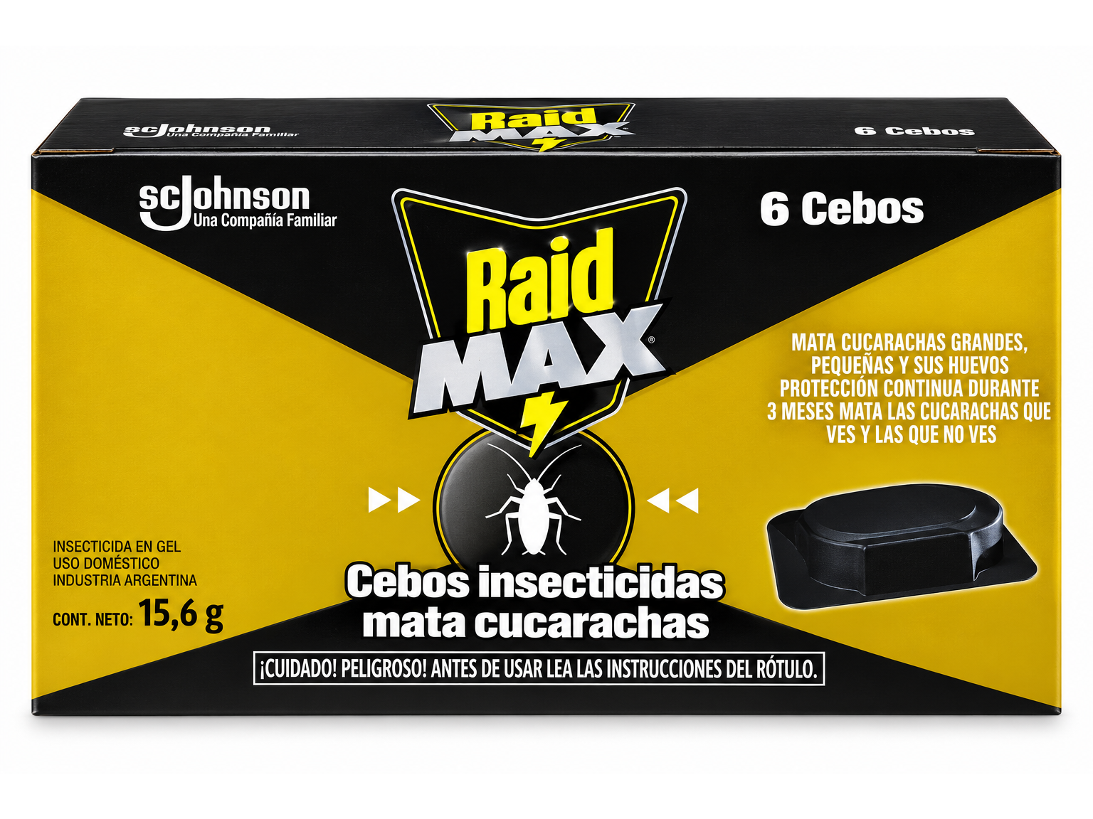 Cebo para Cucarachas Raid x 6