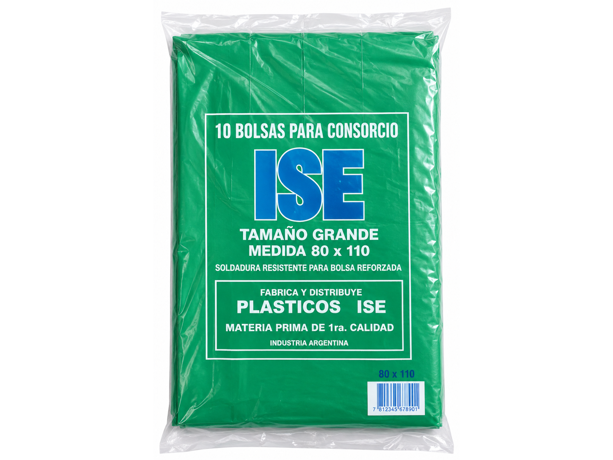 Bolsa Residuos Verdes ISE 80 x 110 x 10 uni