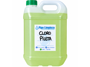 Cloro Liquido Pileta x 5 lt de Pipo Limpieza