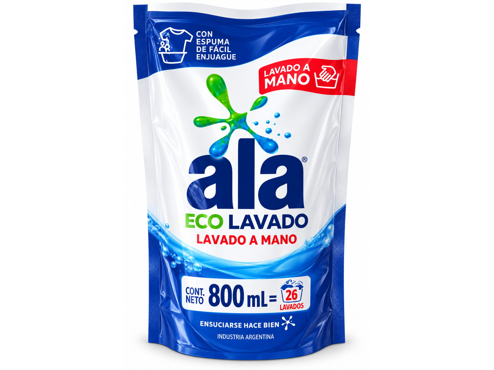 Jabón Líquido Ala x 800 ml D/P Lavado a Mano