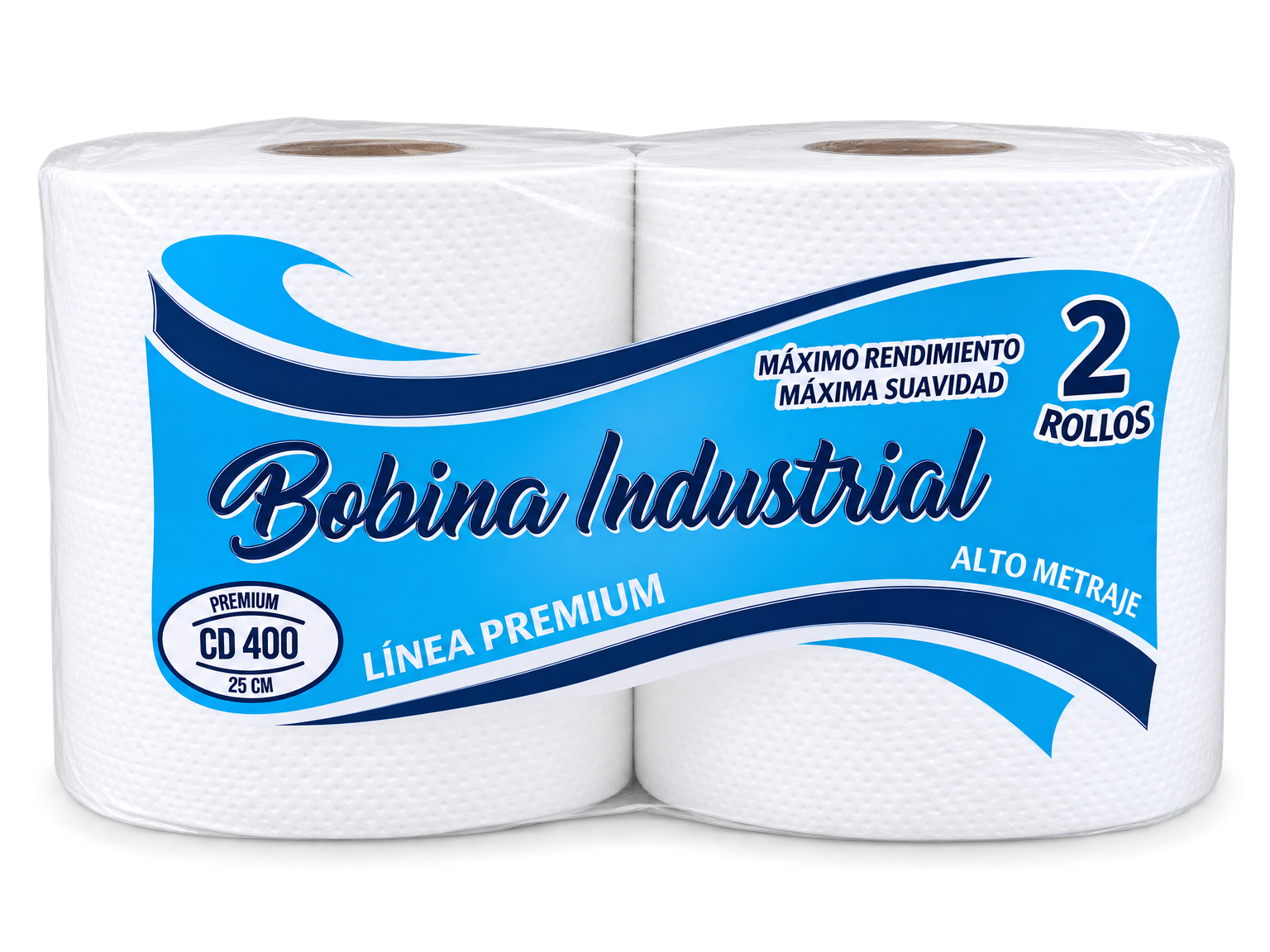 Bobina Toalla en Rollo x 400 mt