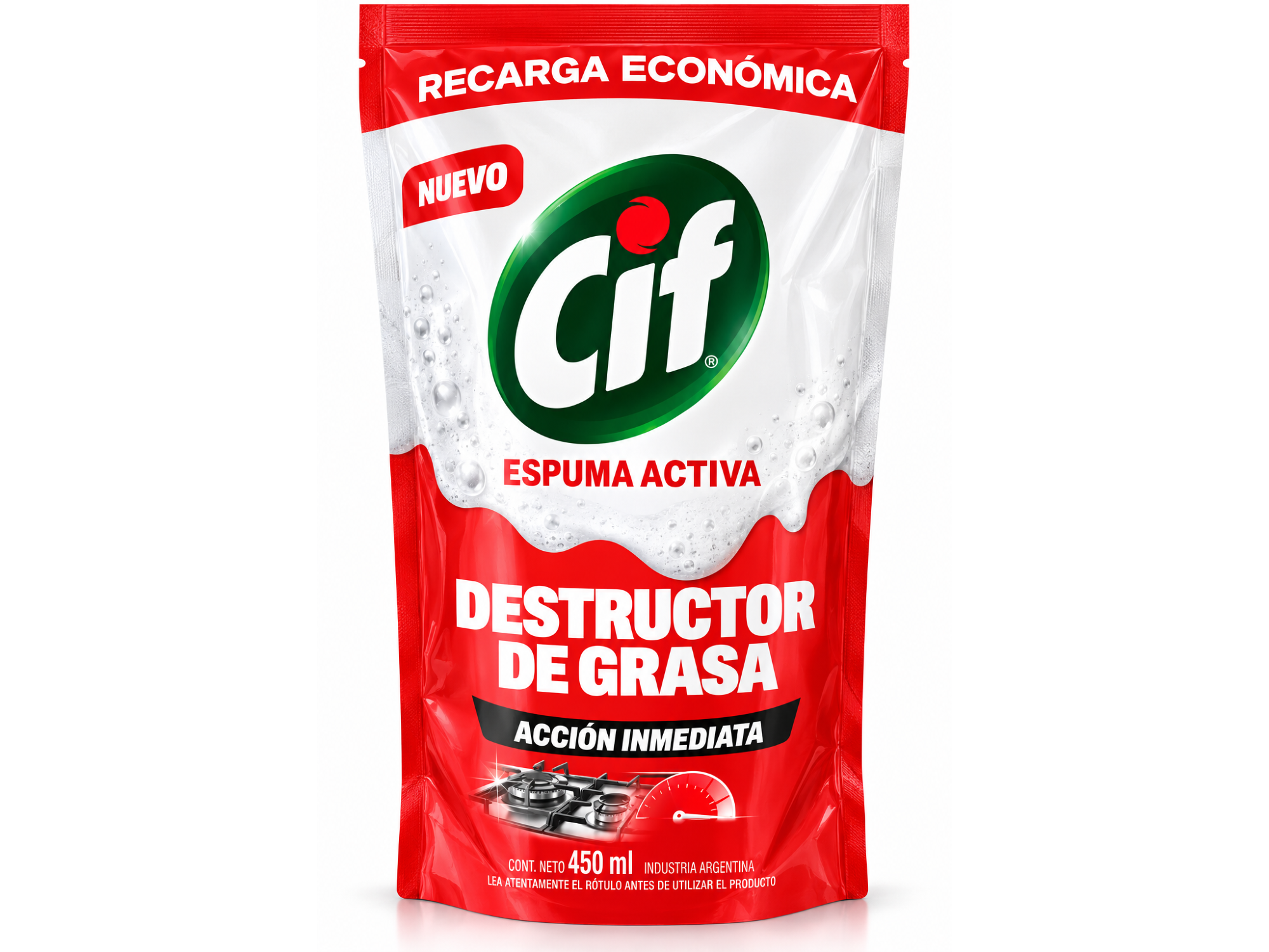 Espuma Activa Cif  Destructor de Grasa x 450 ml
