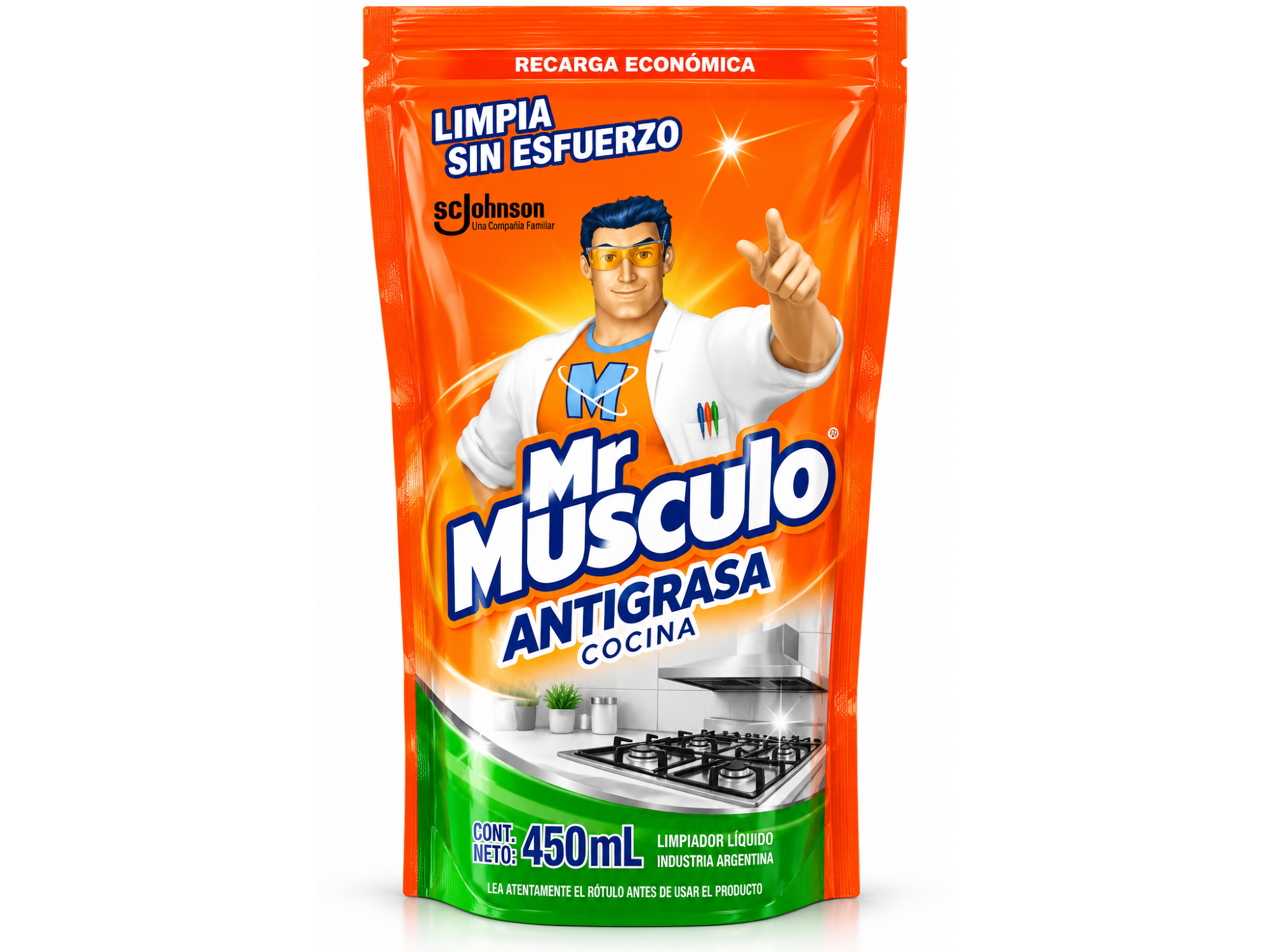 Desengrasante Mr Musculo x 450 ml Repuesto
