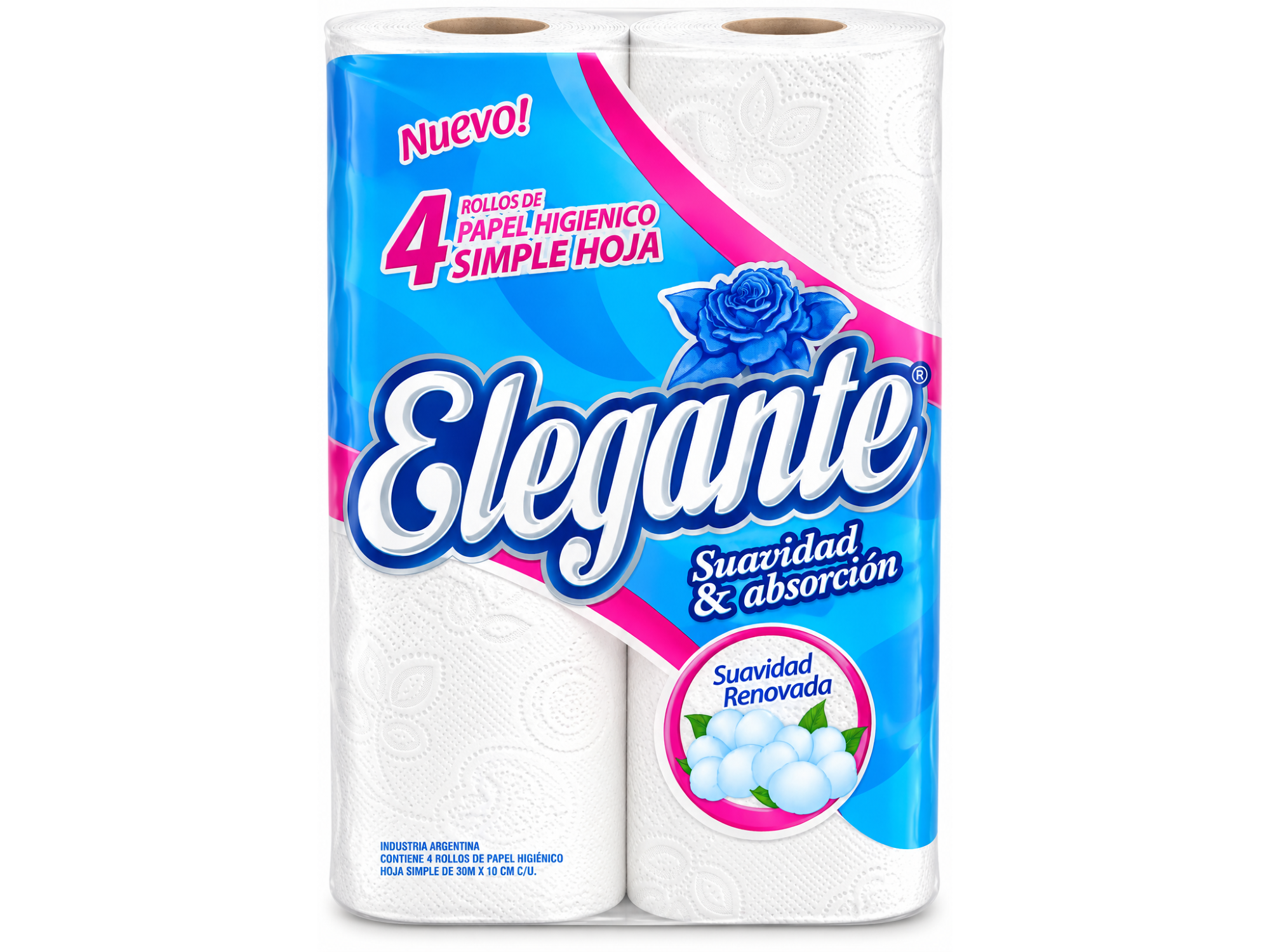 Papel Higiénico Elegante 4 x 30 mt