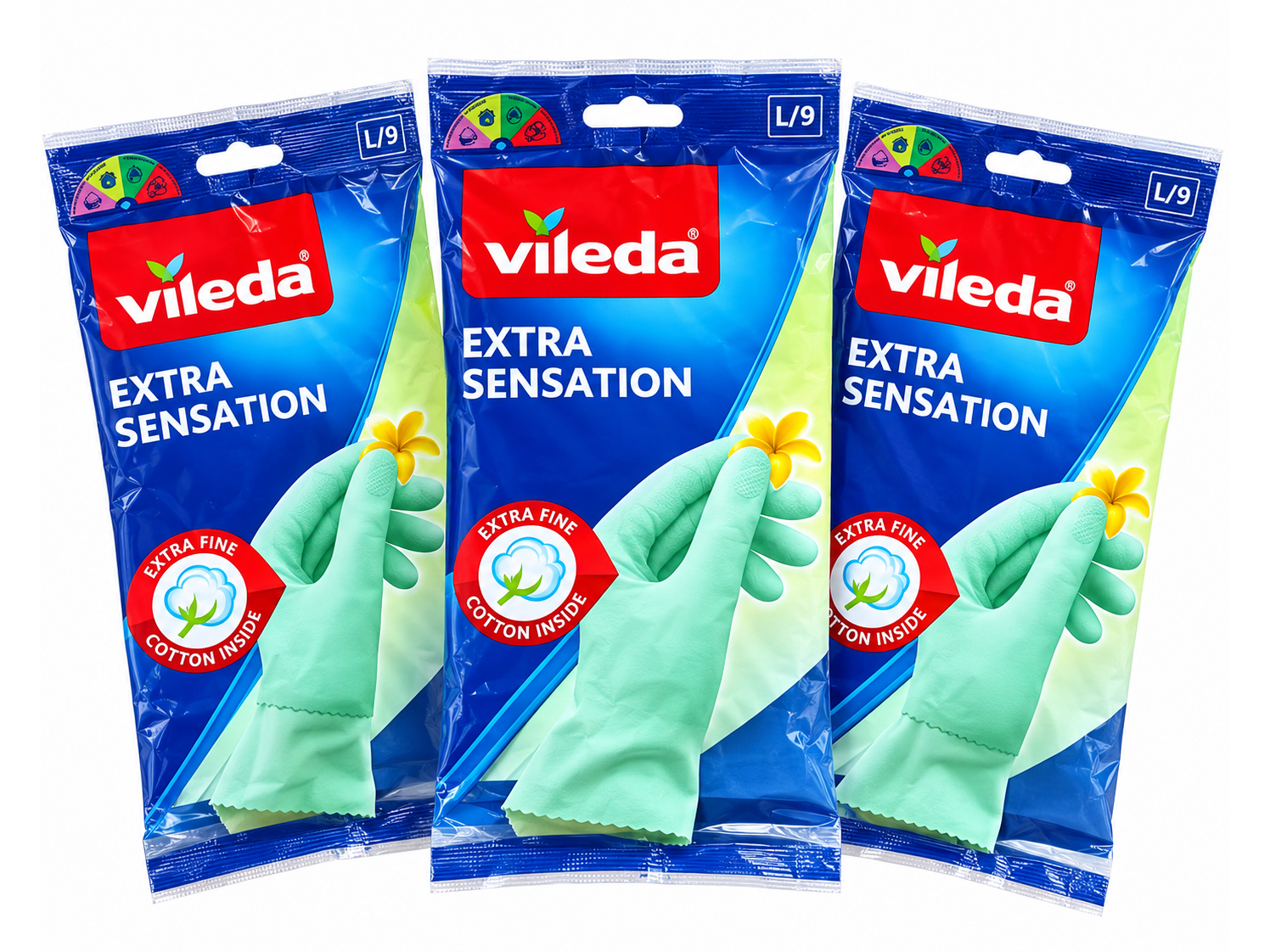 Guantes Vileda Cotton