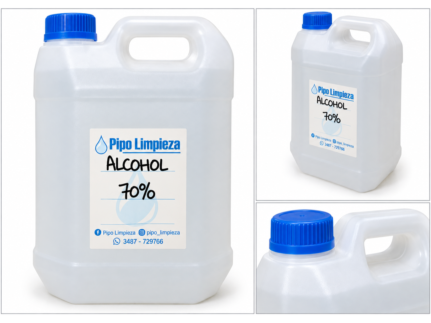 Alcohol al 70% x 5 lt