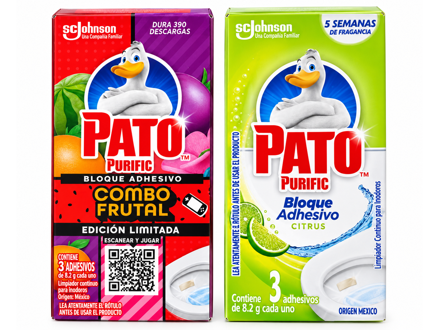 Bloque Adhesivo Inodoros Pato x 3