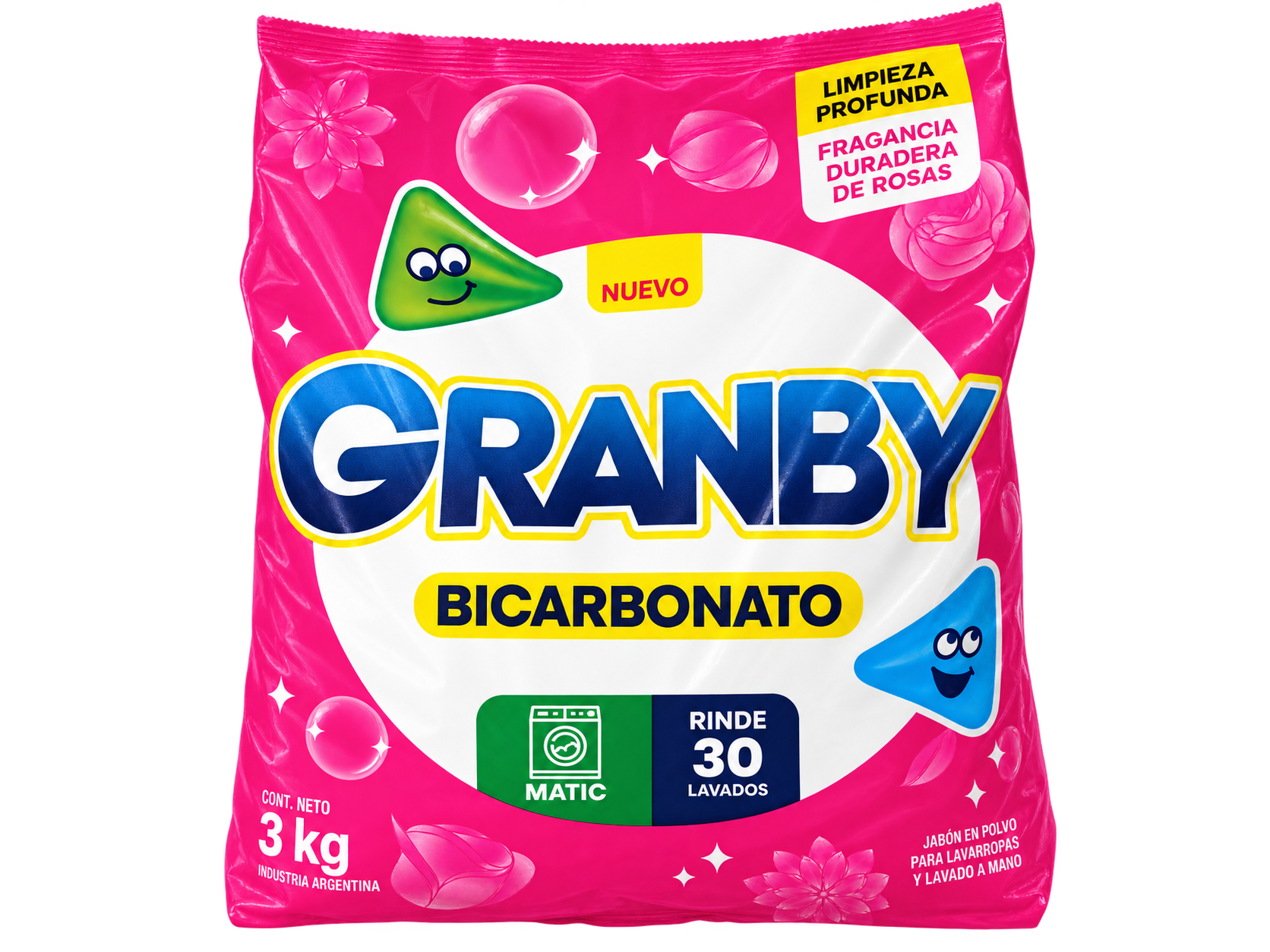 Jabón en Polvo Granby x 3 kg