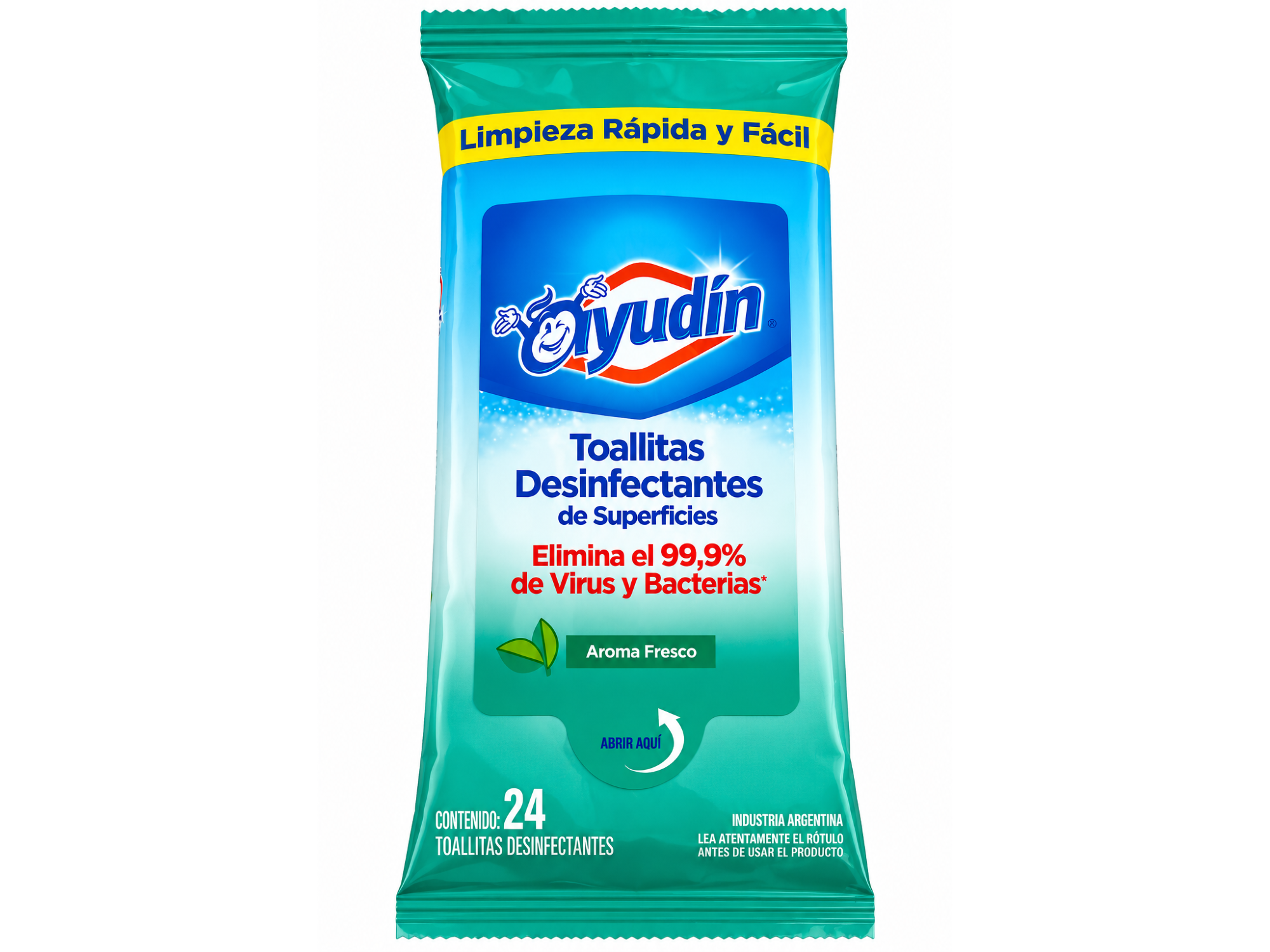 Toallitas Desinfectantes Ayudin con Lavandina